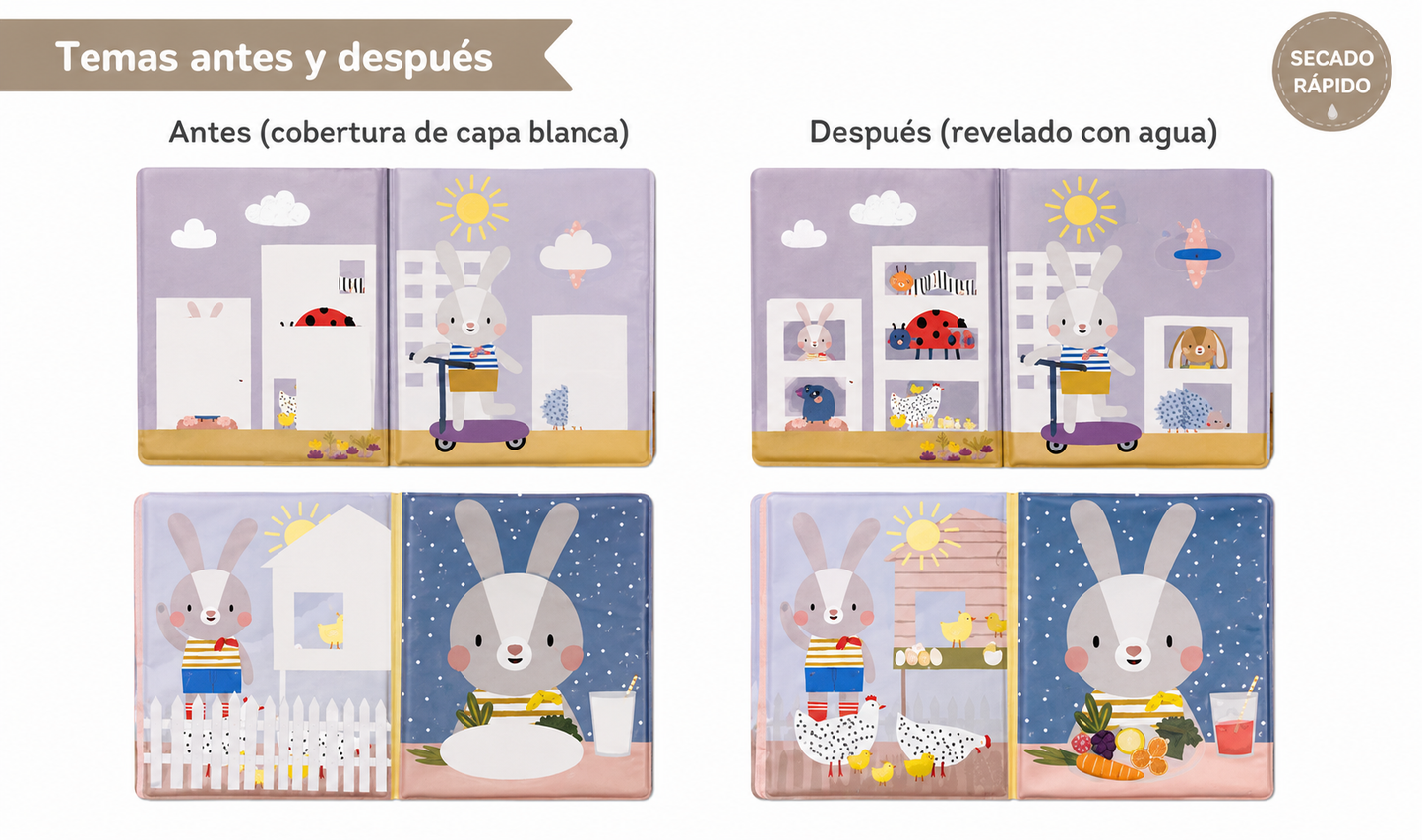 Libro Mágico de Agua Peek-A-Boo