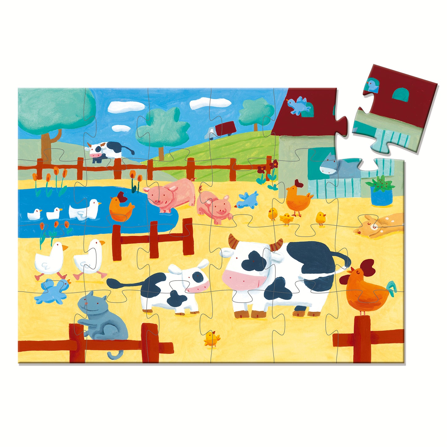 Puzzle Vacas en la Granja