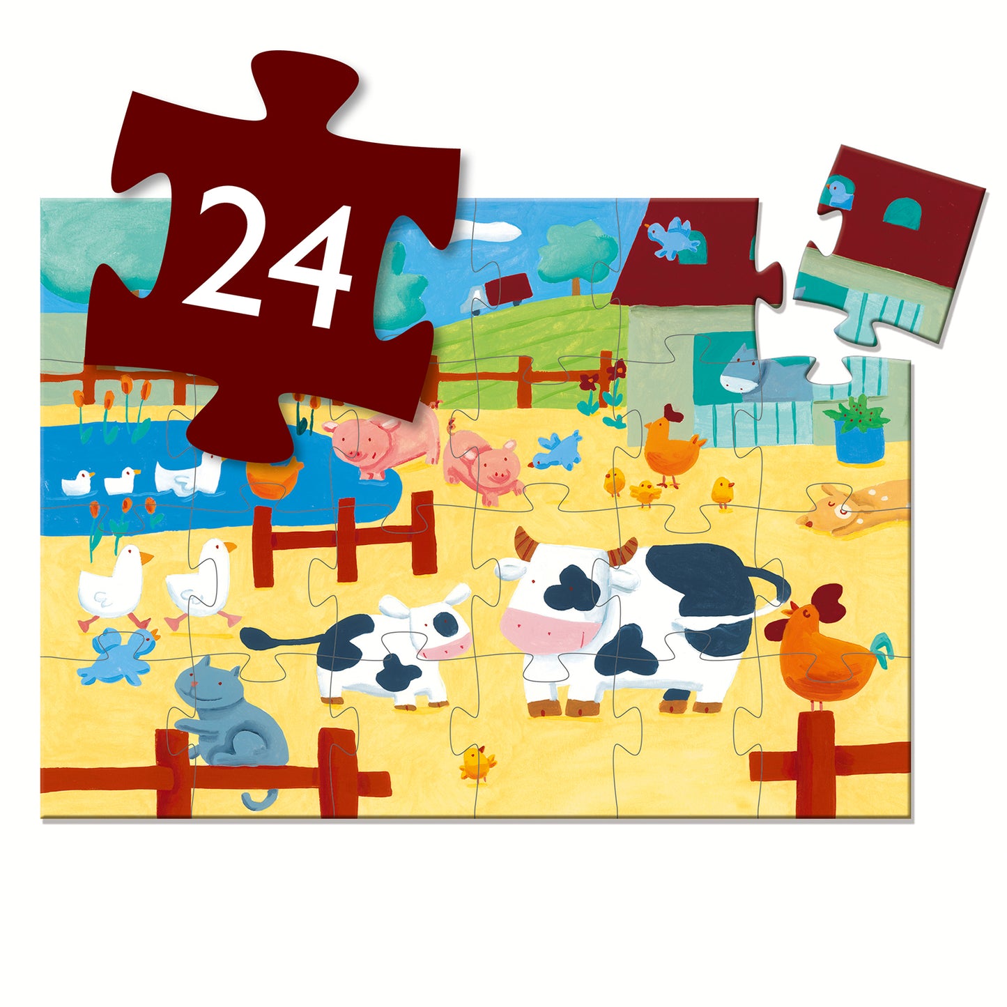 Puzzle Vacas en la Granja