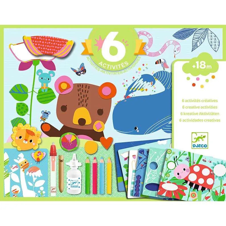 Box de actividades creativas para los más chicos - El ratón y sus amigos