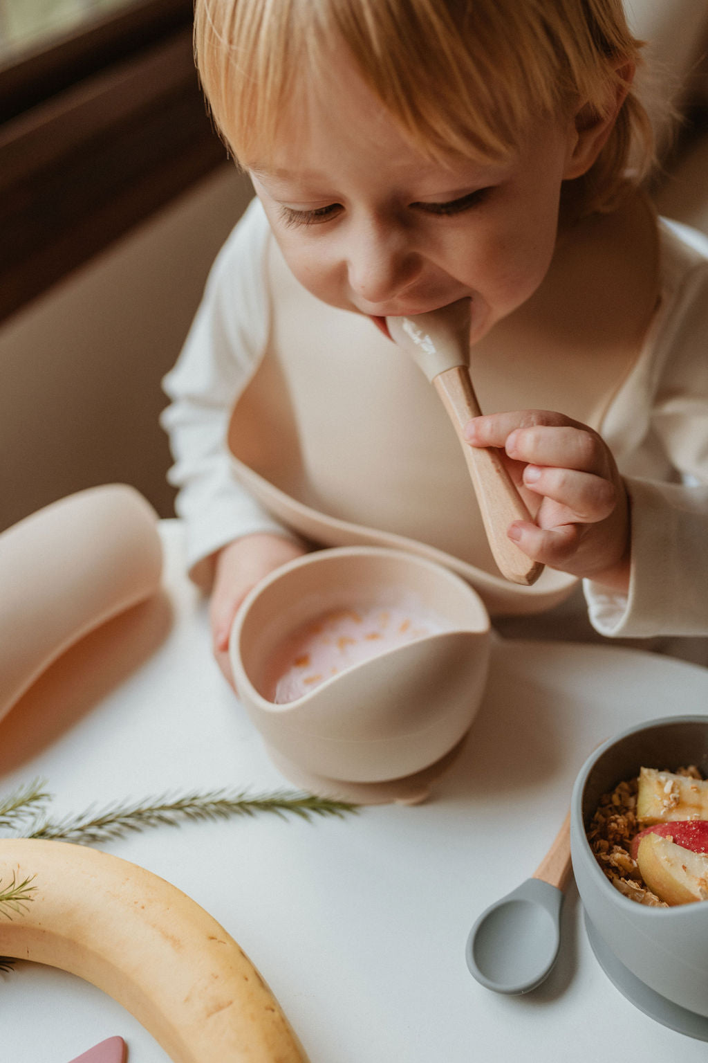 Set de Alimentación Basic: Bowl + Cuchara + Babero