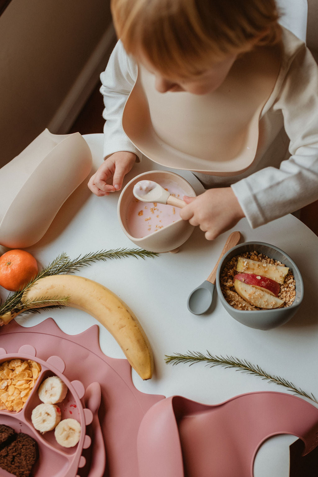 Set de Alimentación Basic: Bowl + Cuchara + Babero
