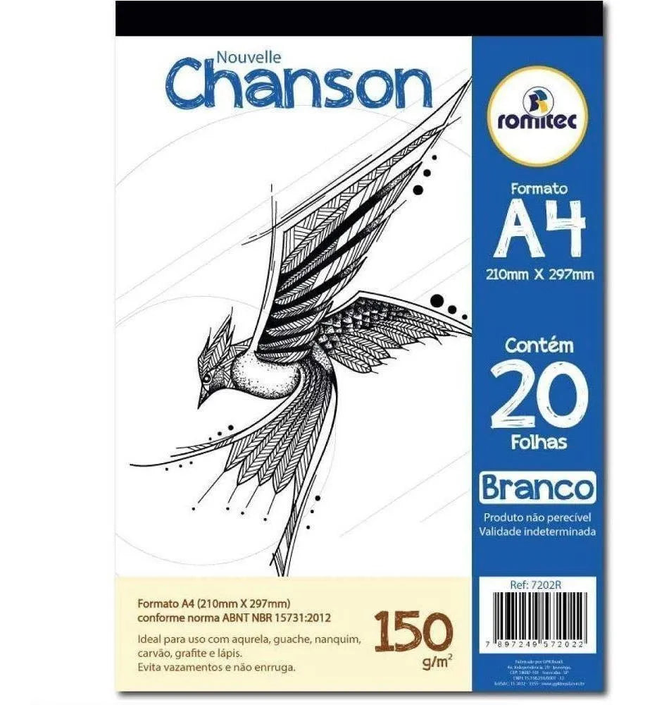 Block de Dibujo A4 (alto gramaje)