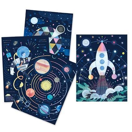 Láminas para raspar - Espacio