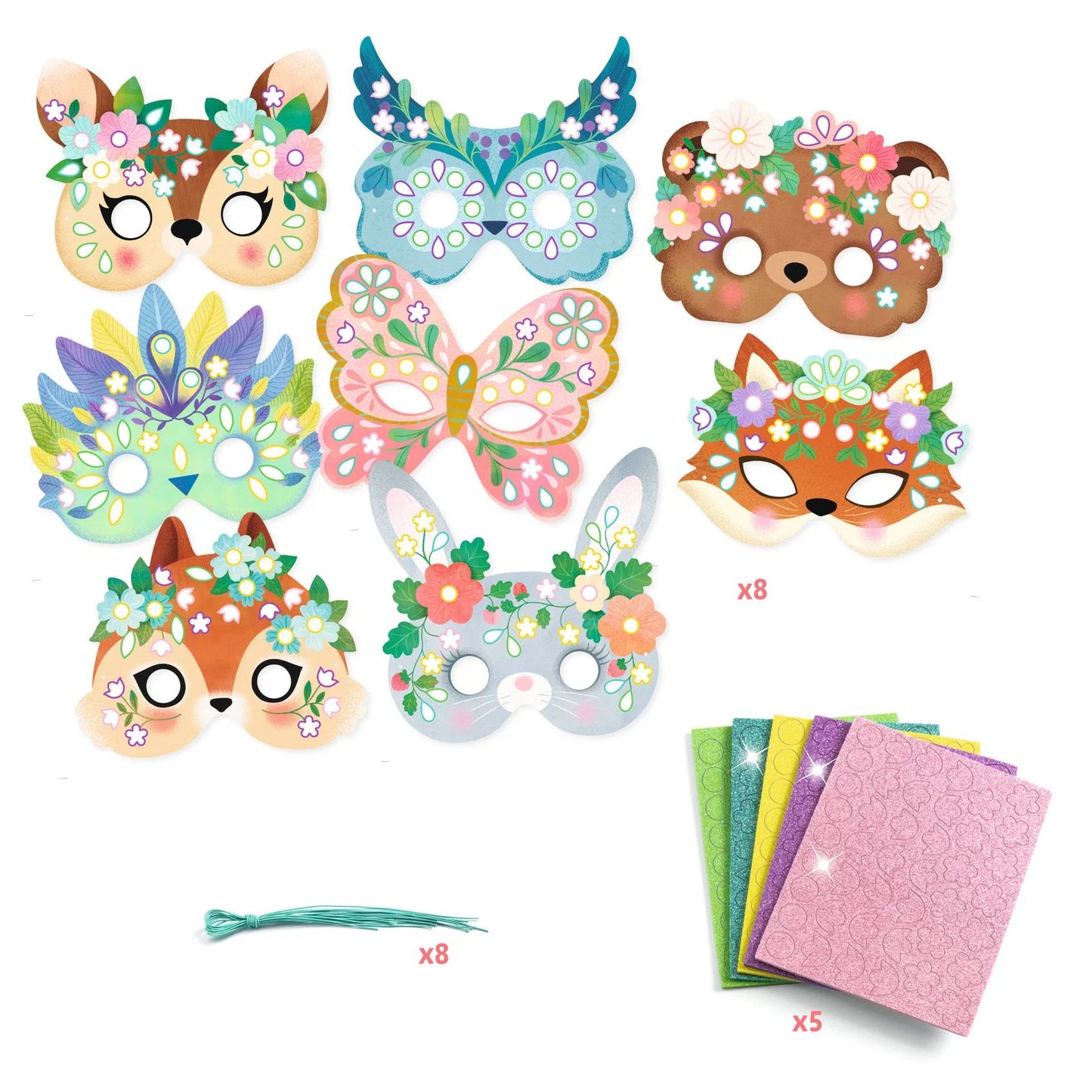 DIY: Máscaras para Decorar - Animales del bosque