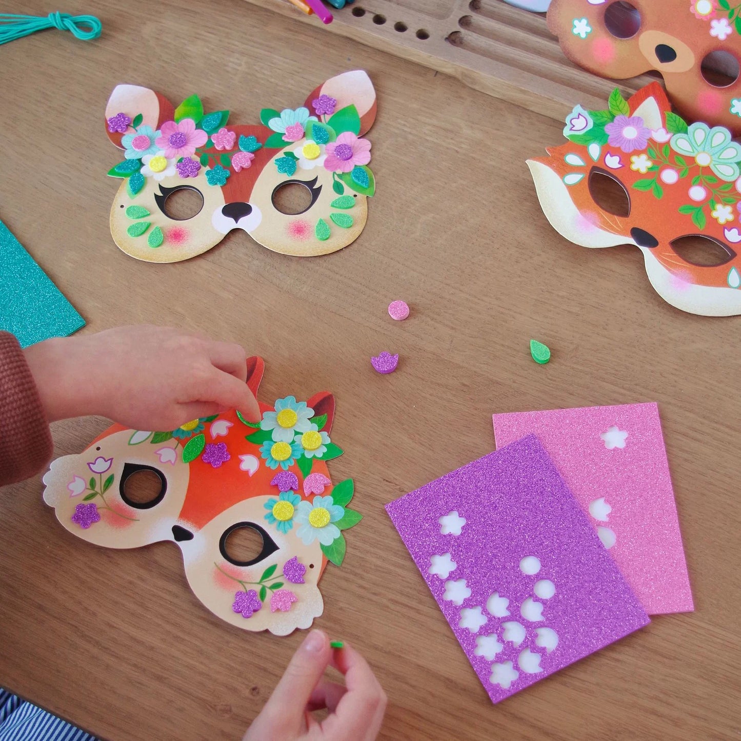 DIY: Máscaras para Decorar - Animales del bosque
