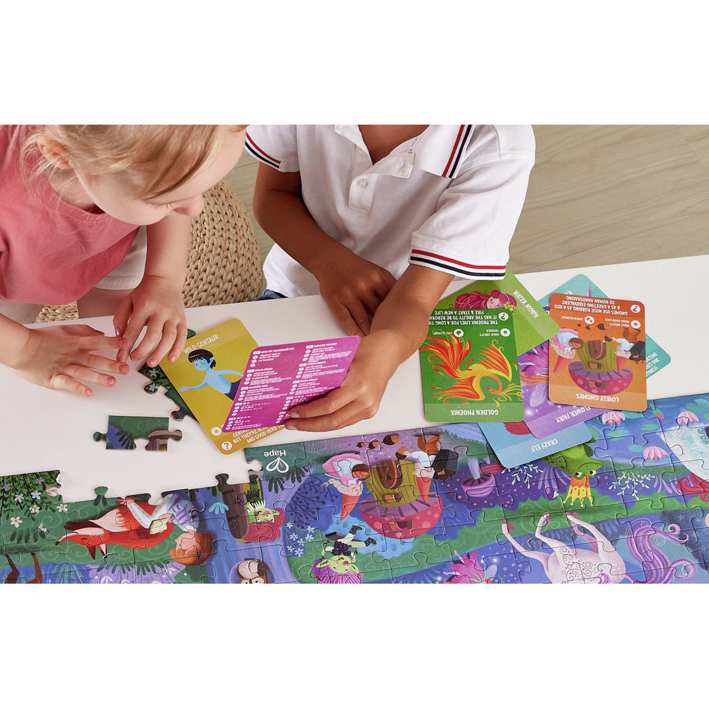 Puzzle Gigante Bosque mágico - Brilla en la oscuridad (200 piezas)