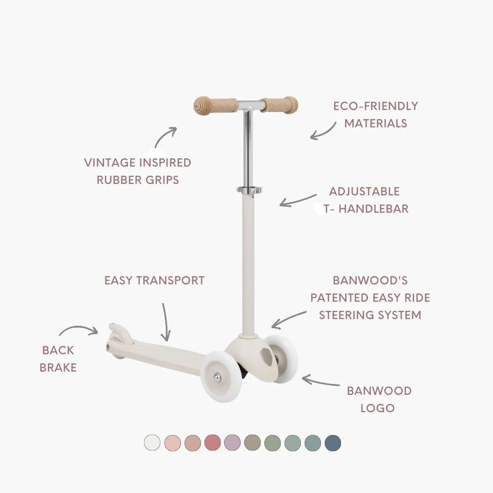 Monopatín Banwood Eco - Ivory