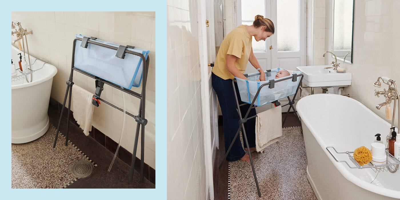 Bañera Flexi Bath® con Soporte para RN y Tapón de Temperatura