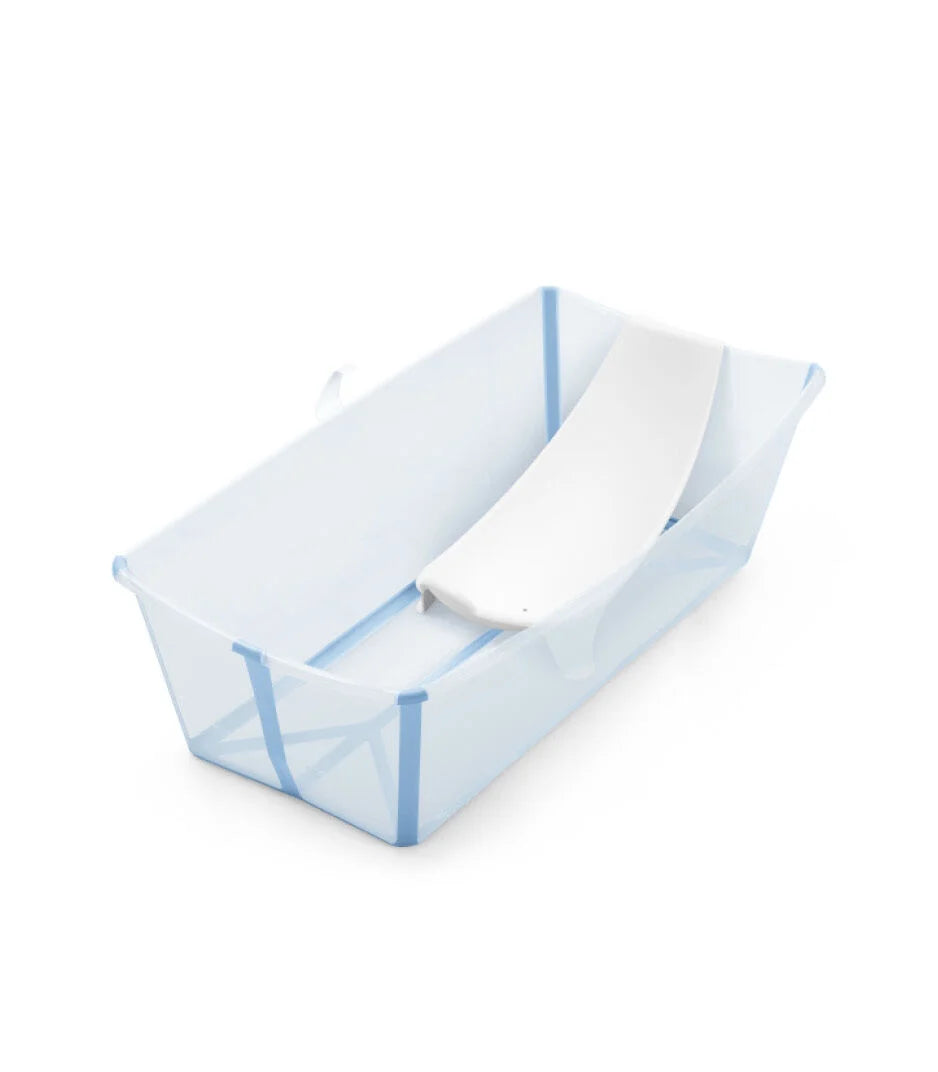 Bañera Flexi Bath® XL (80 cm) - Pack con Soporte para RN y Tapón de Temperatura (Diversos Colores)