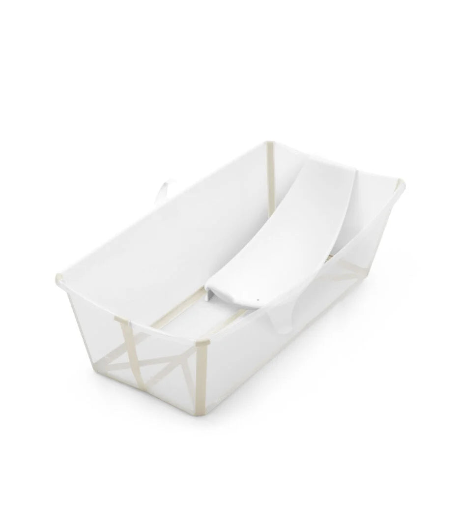 Bañera Flexi Bath® XL (80 cm) - Pack con Soporte para RN y Tapón de Temperatura (Diversos Colores)
