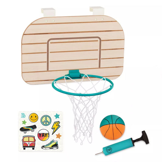 Aro de Basketball para Puerta con Pelota y Stickers para Personalizar