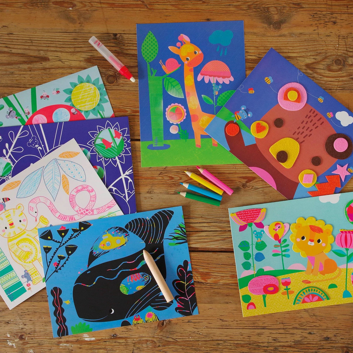 Box de actividades creativas para los más chicos - El ratón y sus amigos