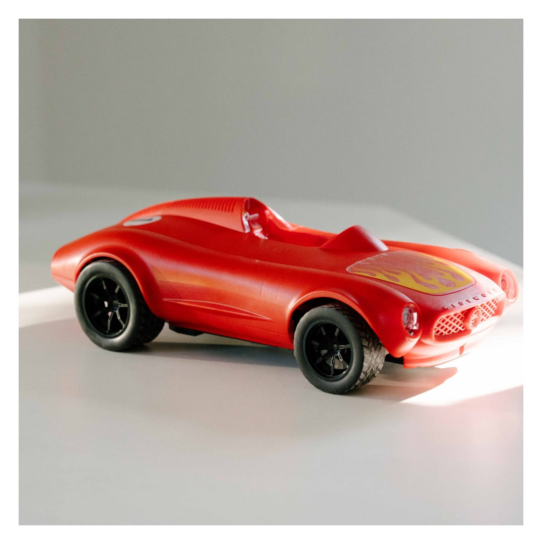 Kidycar - Auto a control remoto rojo