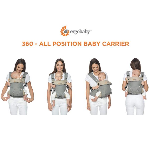Mochila Portabebé Ergobaby 360 (2 colores)