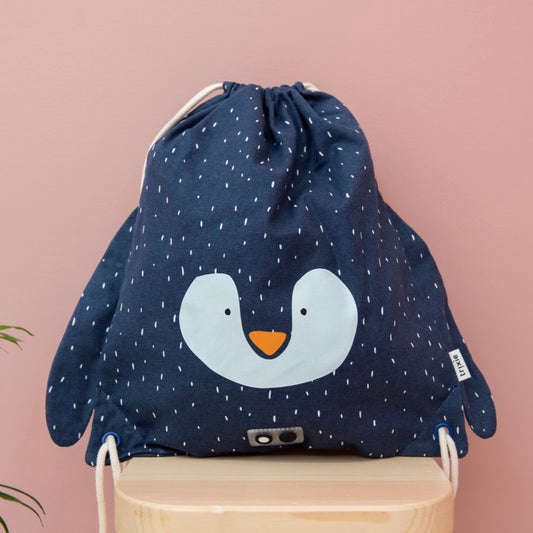 Bolsa Mochila con cordón - Mr. Penguin