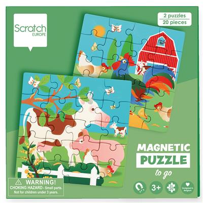 Libro Puzzles Magnéticos Granja