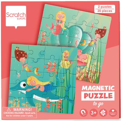 Libro Puzzles Magnéticos Sirena