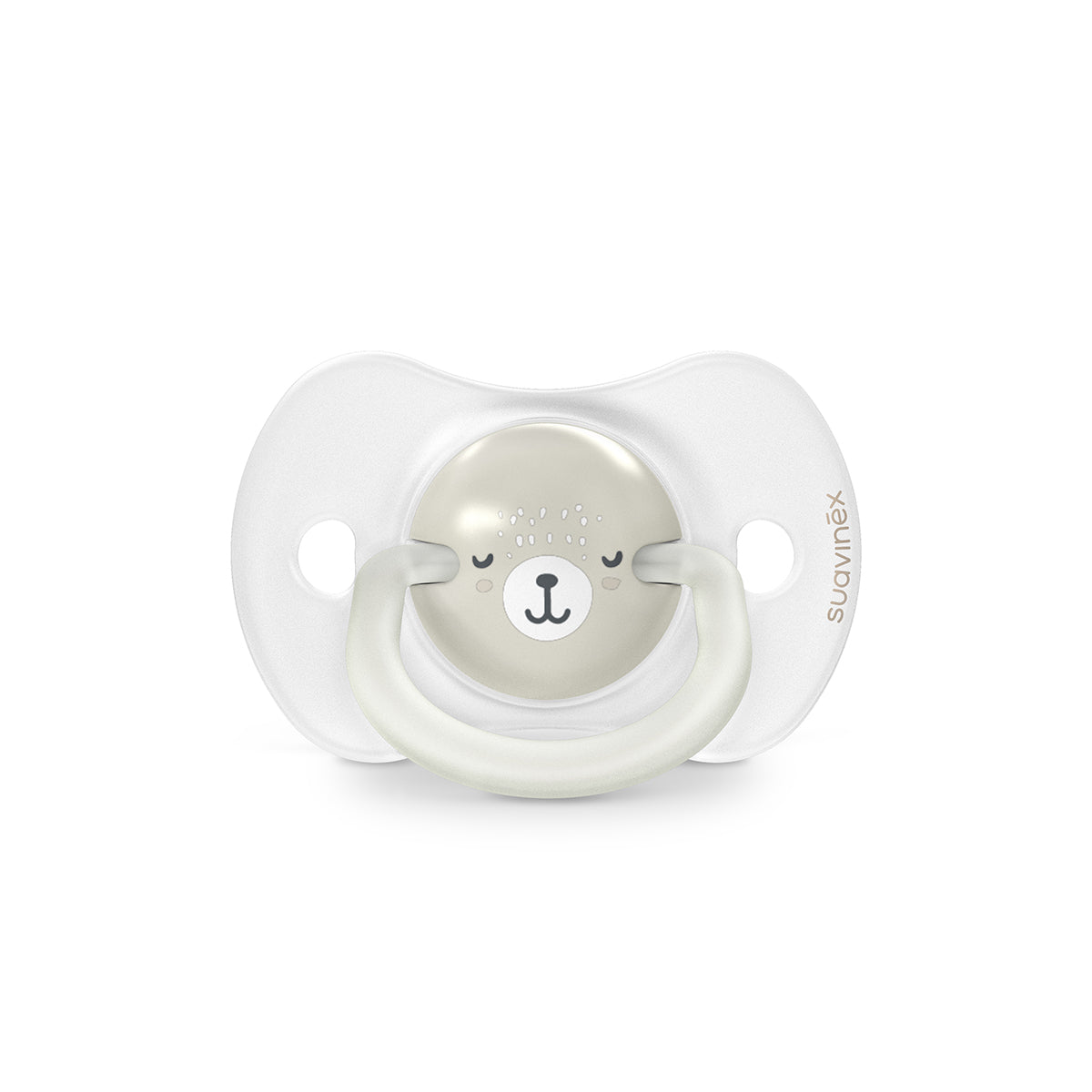 Chupete 0-6m (x2uds) Fisiológico SX Pro - Nocturno Oso Gris