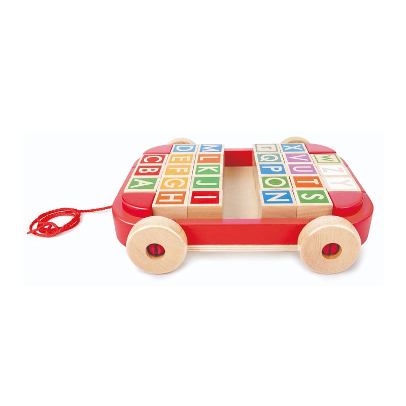 Carrito de Arrastre con Bloques de Letras