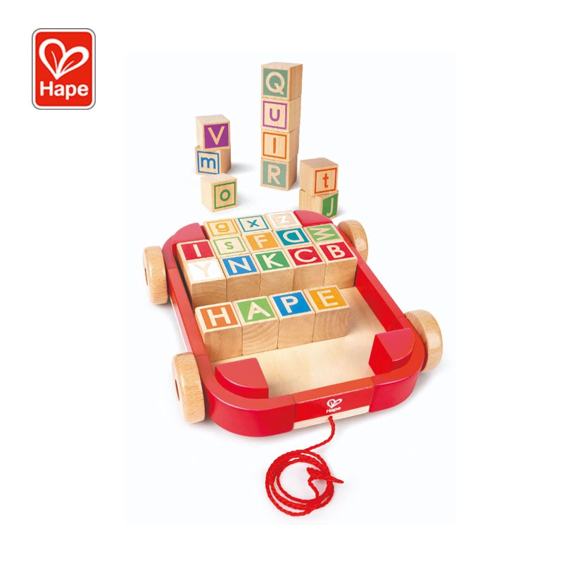 Carrito de Arrastre con Bloques de Letras