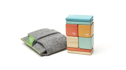 Juego de Bloques de Madera Bolsillo - Pocket Pouch Sunset