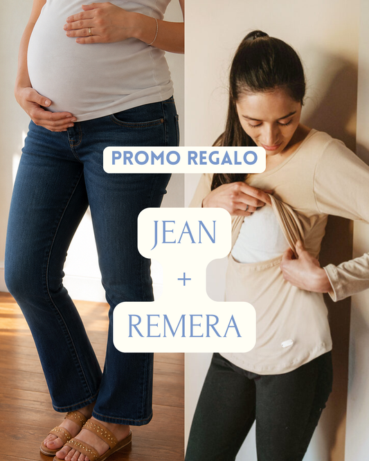 Pack Día de la Madre: Jean + Remera Maternal