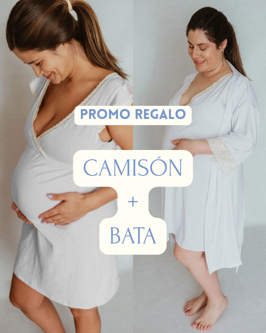 Pack Día de la Madre: Camisón Noelia + Bata Lucile