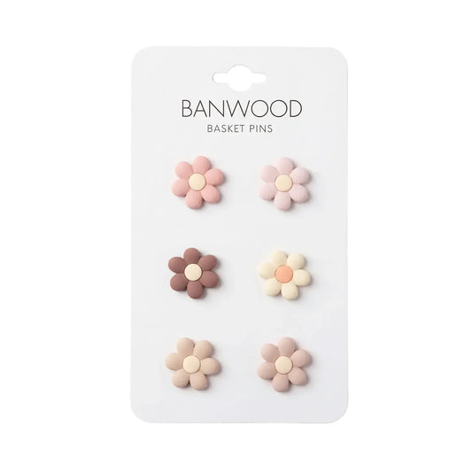 Set de Pins para Canasto - Flores