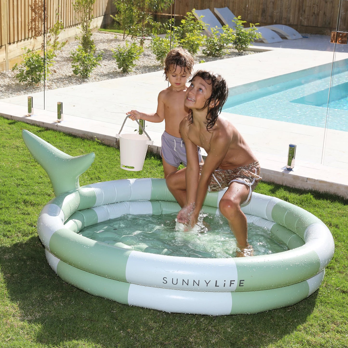 Piscina Inflable (Shark Tribe Khaki )