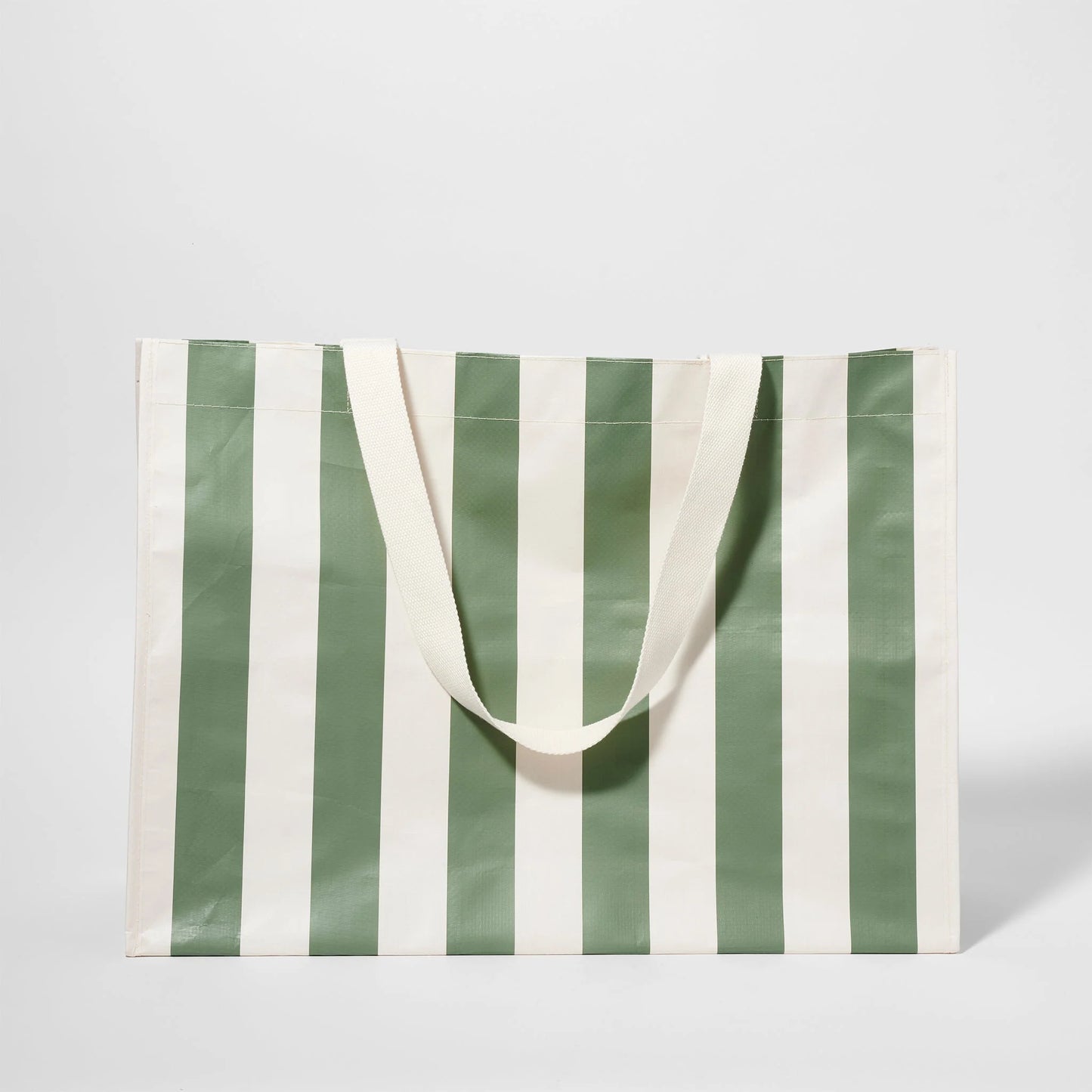 Bolso de Playa Impermeable Extragrande - Olive Stripe