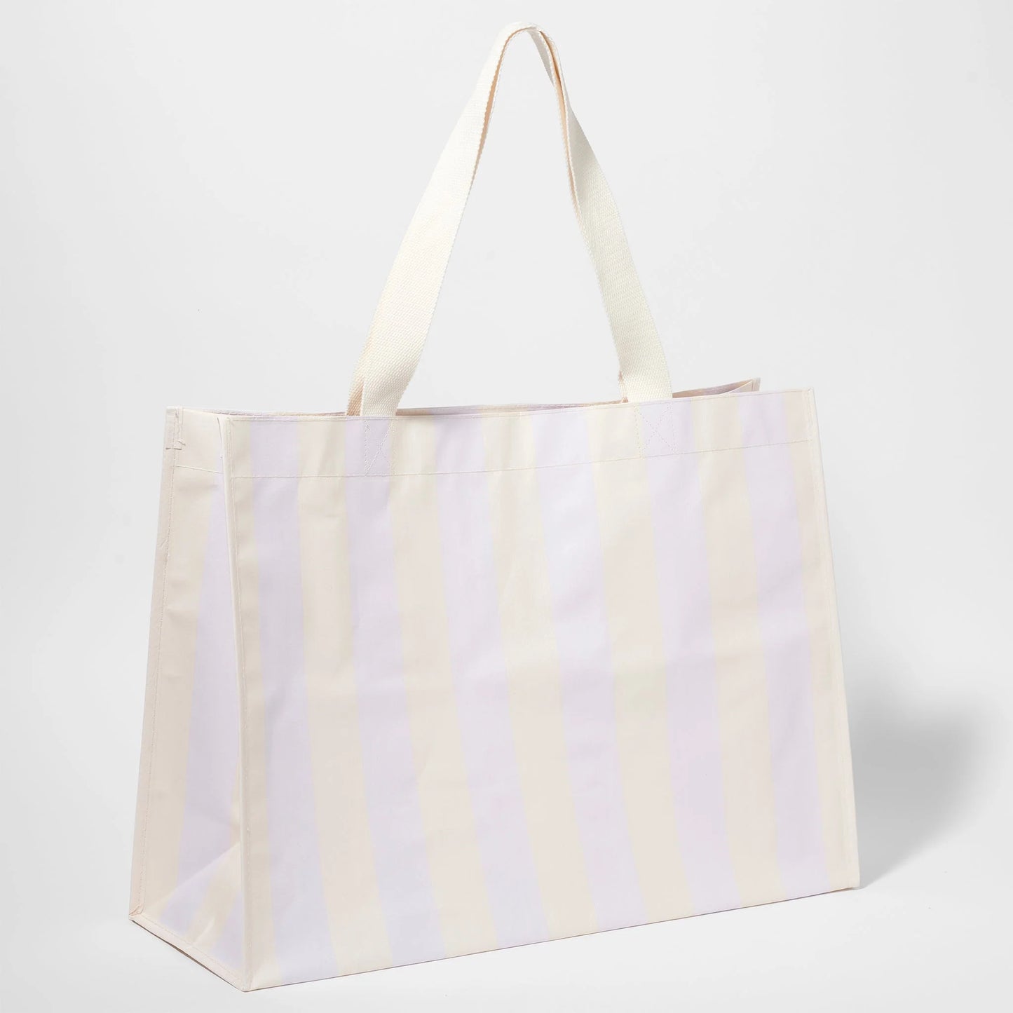 Bolso de Playa Impermeable Extragrande - Lilac Stripe