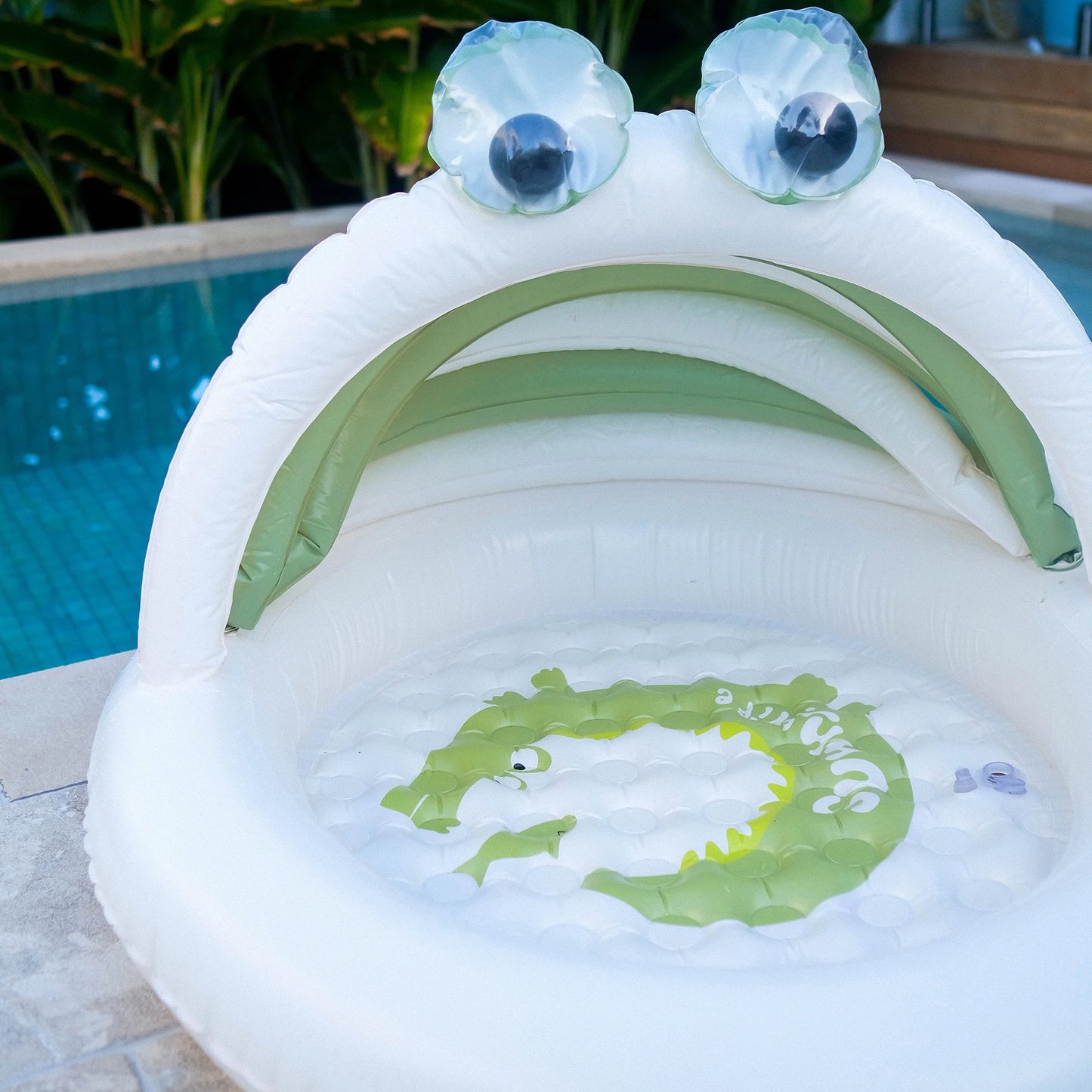 Piscina Inflable con Techo Cookie the Croc Khaki