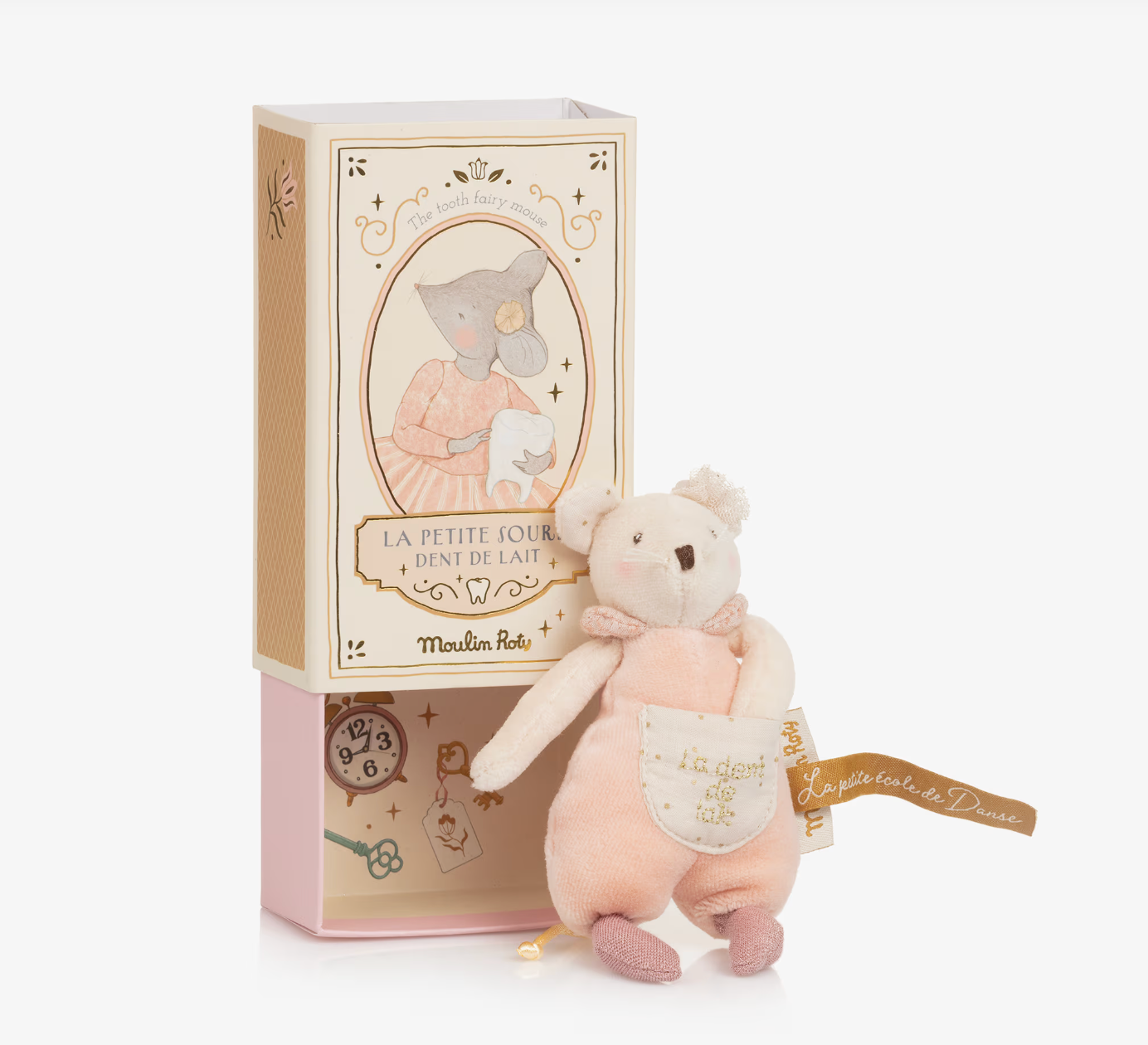 Peluche Ratoncita de los Dientes con Caja