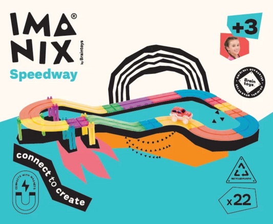 Imanix Pista con Auto (22 Piezas)