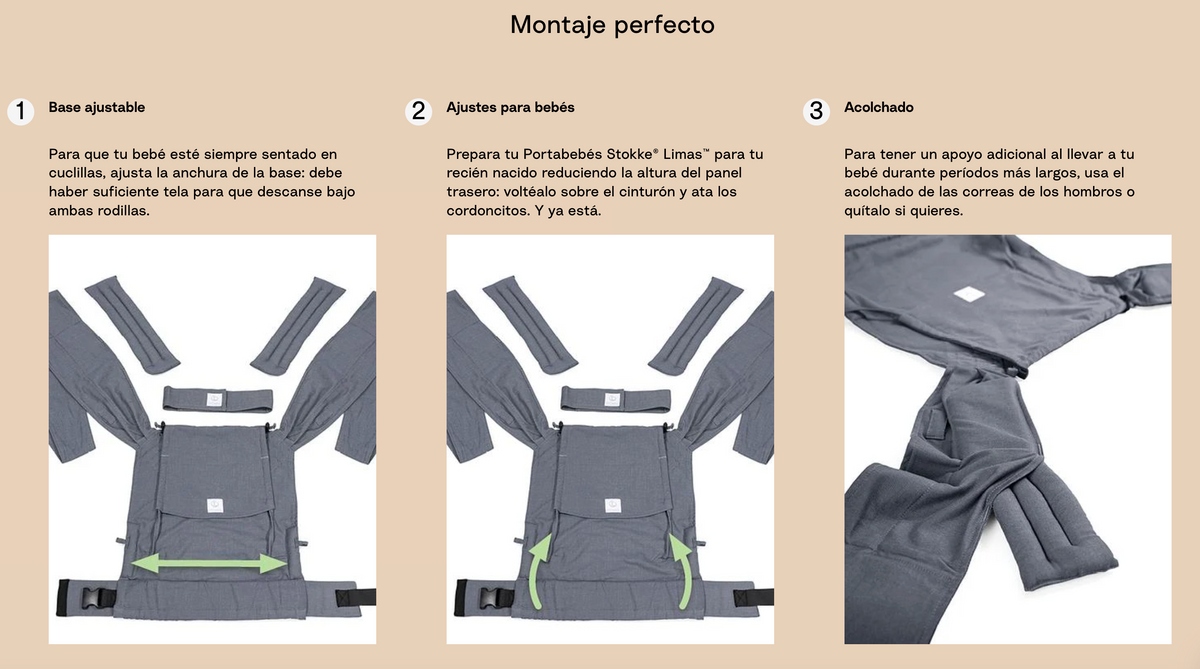 Portabebé Stokke Limas - 2 Colores