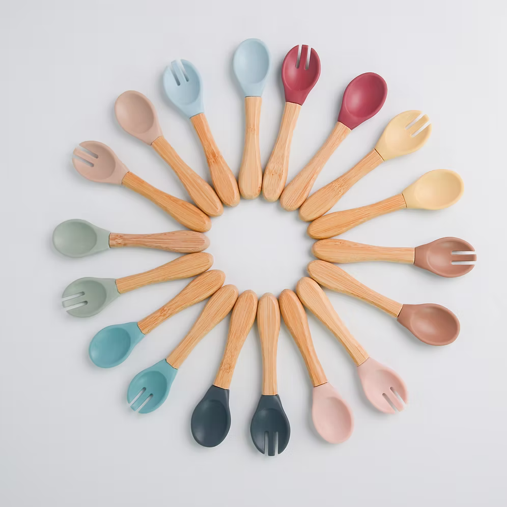 Set Cuchara y Tenedor - Bubble Beige