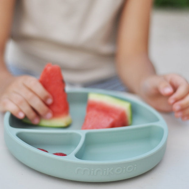 Plato Portions Stay-Put - Bubble Beige