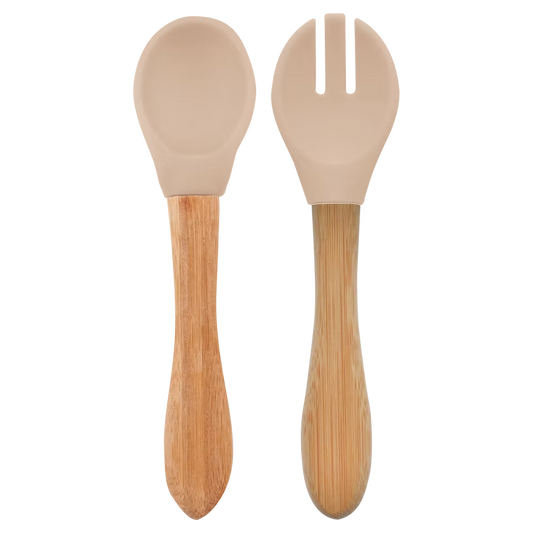 Set Cuchara y Tenedor - Bubble Beige