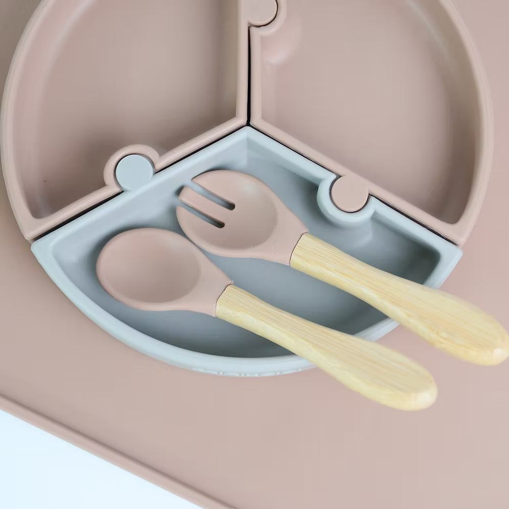 Set Cuchara y Tenedor - Bubble Beige