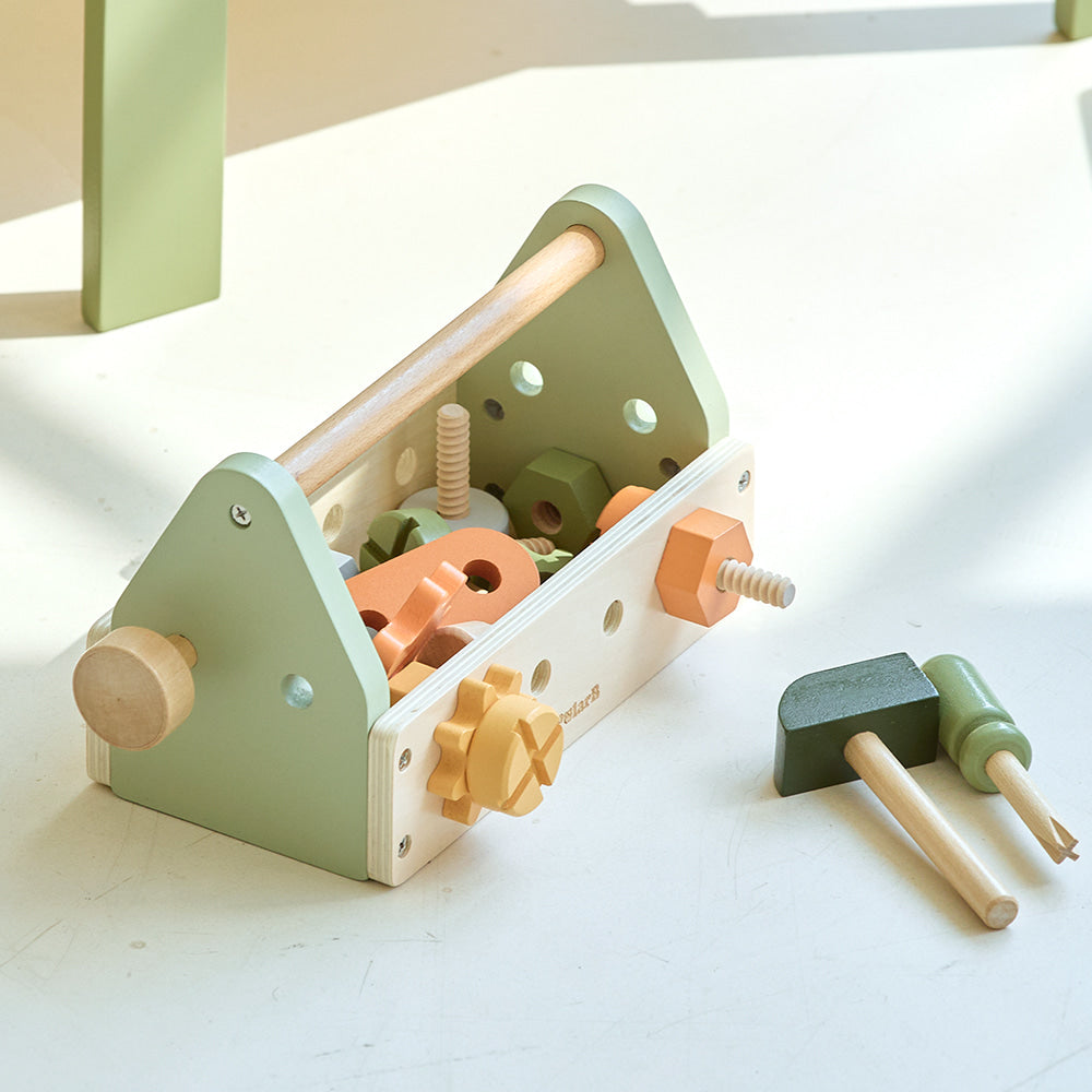 Set de herramientas - verde pastel