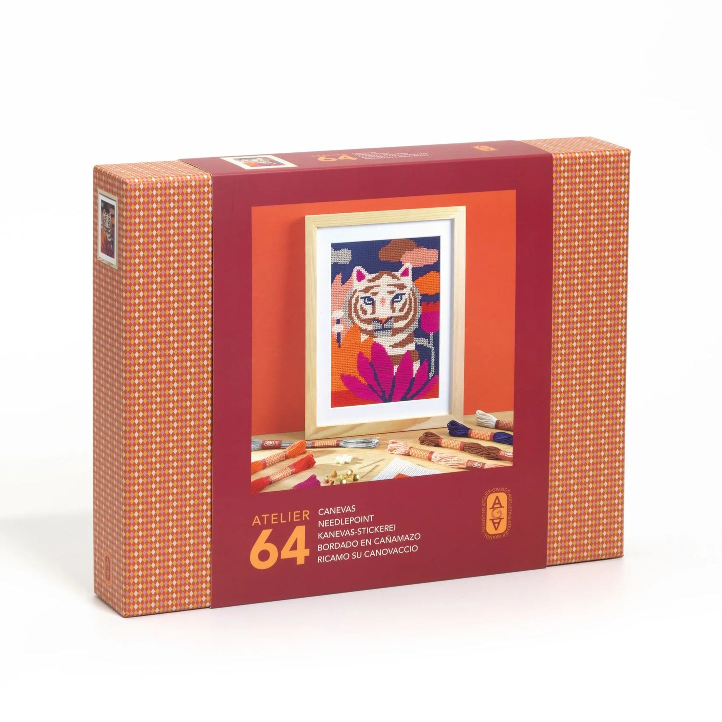 Atelier 64: Bordado sobre cañamazo