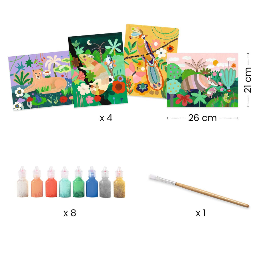 Pintura 3D: Selva tropical