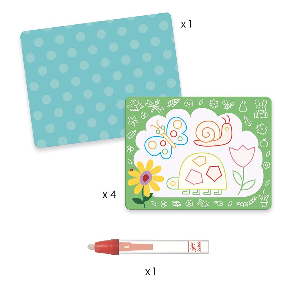 Colorear con agua: dibujos mágicos