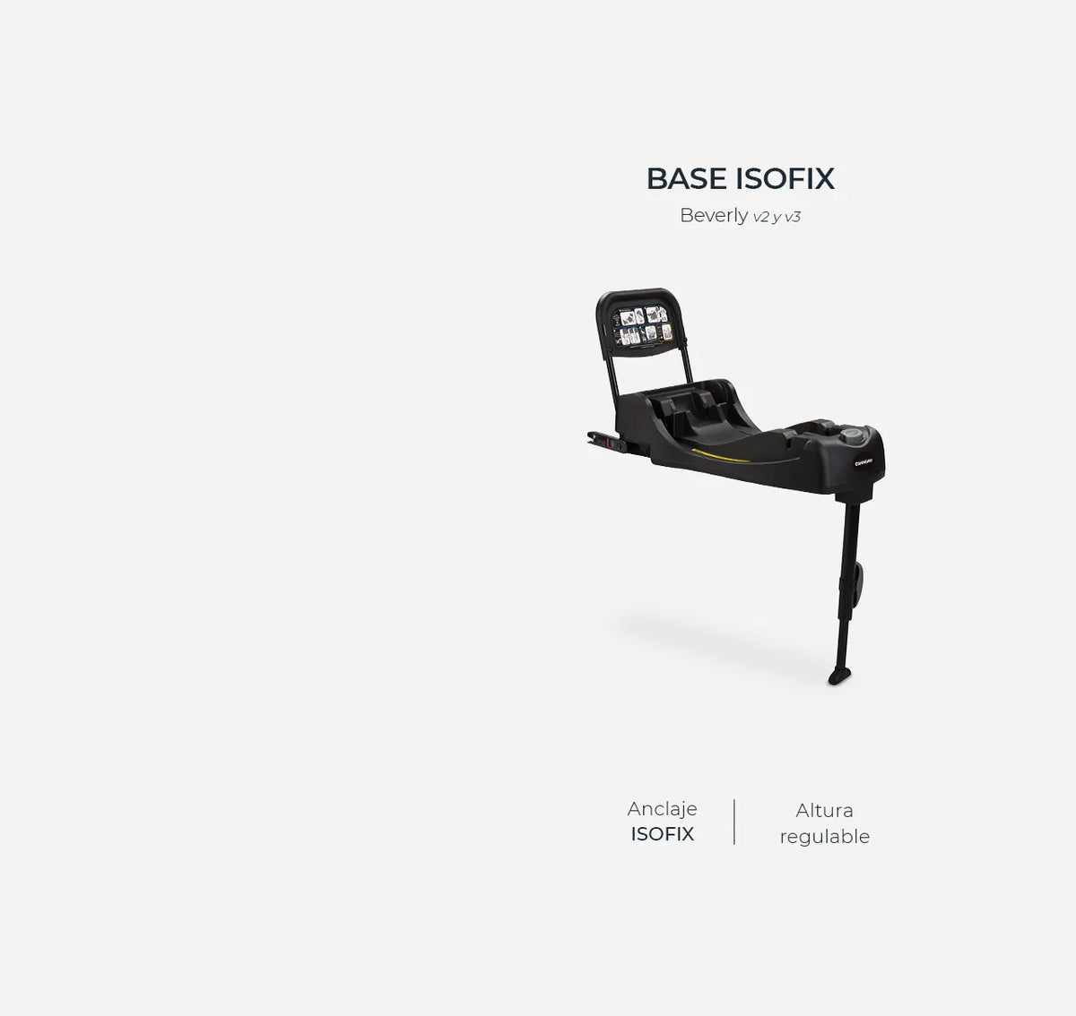 Base Isofix para Huevito BEVERLY V3