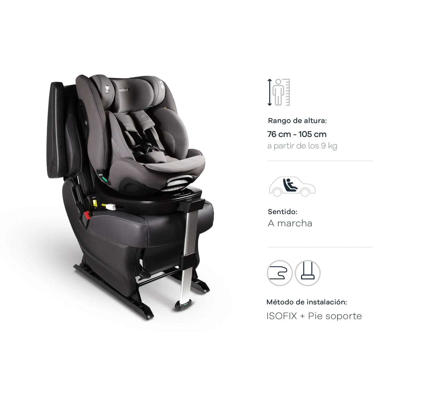 Butaca MÓNACO I-Size 40-150cm Isofix
