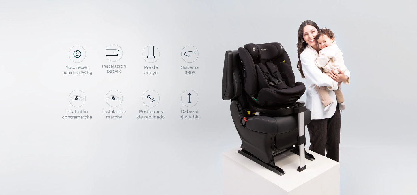 Butaca MÓNACO I-Size 40-150cm Isofix
