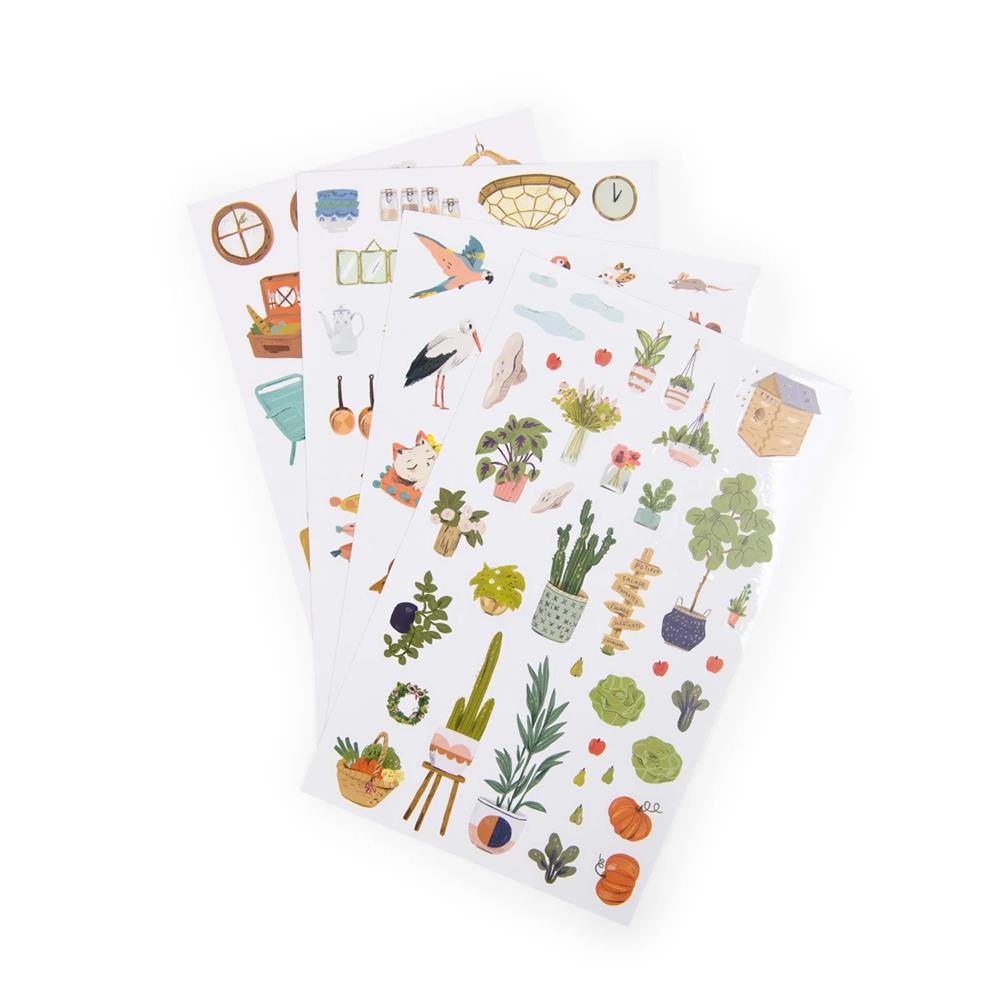 Cuaderno de Colorear con Stickers Mansión Parisina