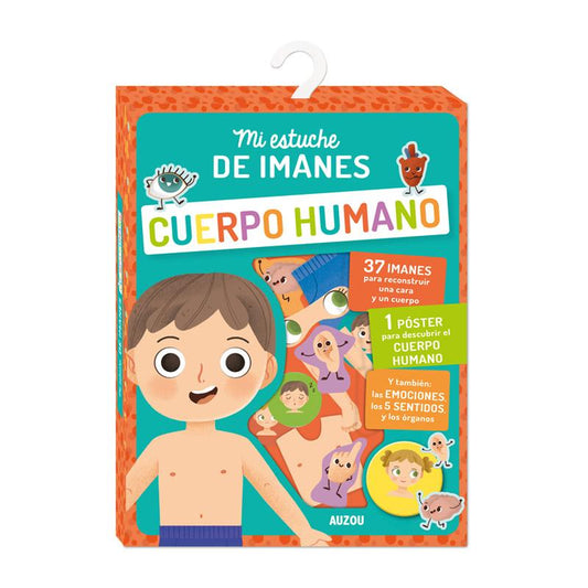 Caja de imanes con póster, Cuerpo Humano