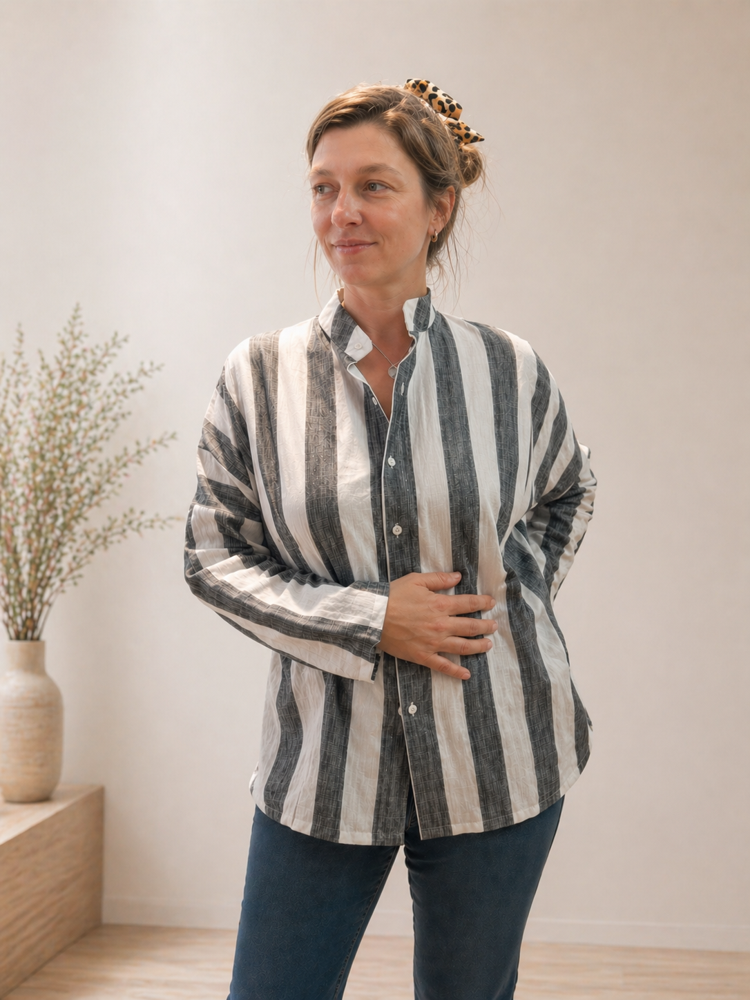 Camisa de Embarazo y Lactancia Gaia